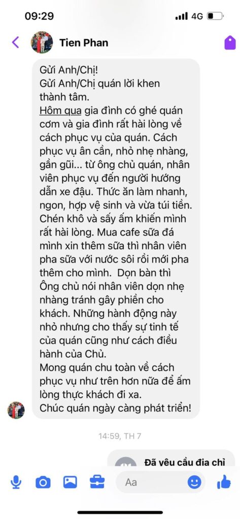 Cơm Cô Hương Di Linh